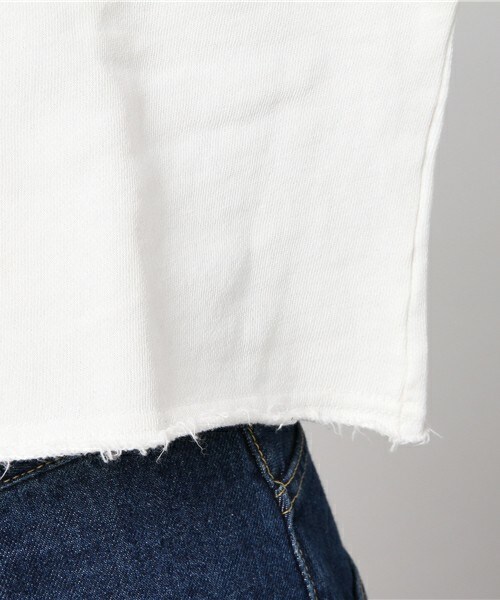 archives（アルシーヴ）の「裏毛BIGプルオーバー（Tシャツ/カットソー・レディース・オフホワイト/ブラック/ピンク・MEDIUM）」の9枚目の写真