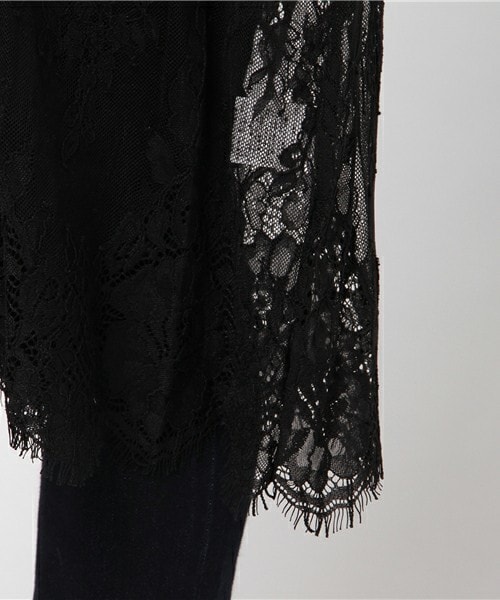 archives（アルシーヴ）の「レースガウン（ワンピース・レディース・オフホワイト/ブラック/シルバーグレー・MEDIUM）」の9枚目の写真