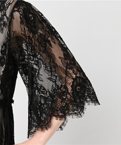 archives（アルシーヴ）の「レースガウン（ワンピース・レディース・オフホワイト/ブラック/シルバーグレー・MEDIUM）」の8枚目の写真