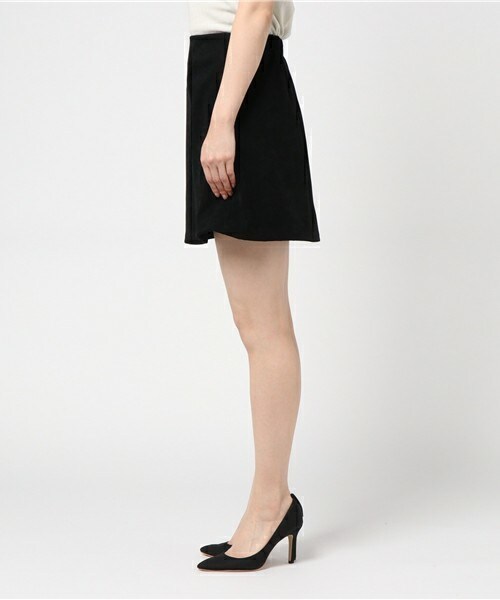 archives（アルシーヴ）の「ピーチタッチフレアスカート（スカート・レディース・ブラック/ベージュ/マスタード・MEDIUM）」の5枚目の写真