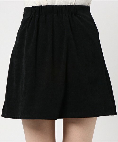 archives（アルシーヴ）の「ピーチタッチフレアスカート（スカート・レディース・ブラック/ベージュ/マスタード・MEDIUM）」の8枚目の写真