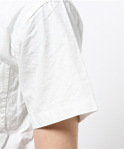 HOUSTON（ヒューストン）の「 【HOUSTON】 シャンブレーワークシャツ（シャツ/ブラウス・メンズ・ホワイト/インディゴブルー/その他/その他1・MEDIUM/LARGE/X-LARGE）」の7枚目の写真