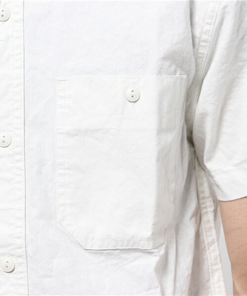 HOUSTON（ヒューストン）の「 【HOUSTON】 シャンブレーワークシャツ（シャツ/ブラウス・メンズ・ホワイト/インディゴブルー/その他/その他1・MEDIUM/LARGE/X-LARGE）」の9枚目の写真