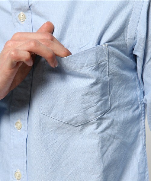 JOEY FACTORY（ジョーイファクトリー）の「【JOEYFACTORY】 OXFORD　B/D　SHIRTS（シャツ/ブラウス・メンズ・ホワイト/ブラック/グリーン/サックスブルー/ブルー系その他/イエロー/ピンク・MEDIUM/LARGE/X-LARGE）」の14枚目の写真