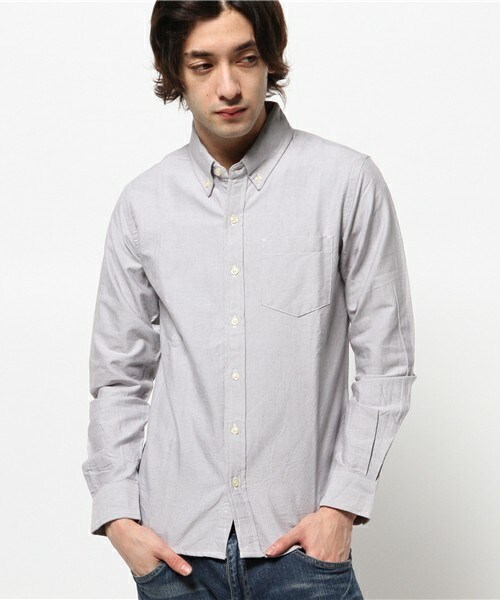 JOEY FACTORY（ジョーイファクトリー）の「【JOEYFACTORY】 OXFORD　B/D　SHIRTS（シャツ/ブラウス・メンズ・ホワイト/ブラック/グリーン/サックスブルー/ブルー系その他/イエロー/ピンク・MEDIUM/LARGE/X-LARGE）」の5枚目の写真