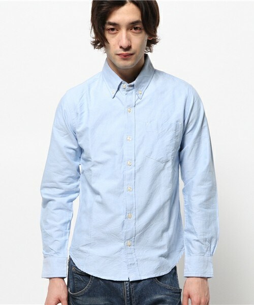 JOEY FACTORY（ジョーイファクトリー）の「【JOEYFACTORY】 OXFORD　B/D　SHIRTS（シャツ/ブラウス・メンズ・ホワイト/ブラック/グリーン/サックスブルー/ブルー系その他/イエロー/ピンク・MEDIUM/LARGE/X-LARGE）」の8枚目の写真