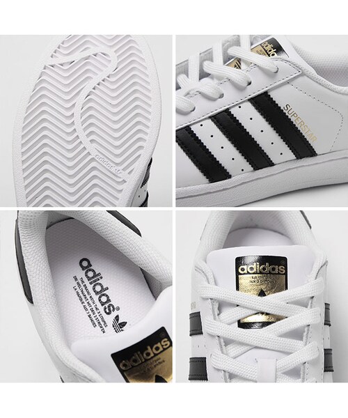 adidas（アディダス）の「MOERY/adidas アディダス スーパースター　レディース（スニーカー・レディース・22.5cm/23cm/23.5cm/24cm）」の3枚目の写真