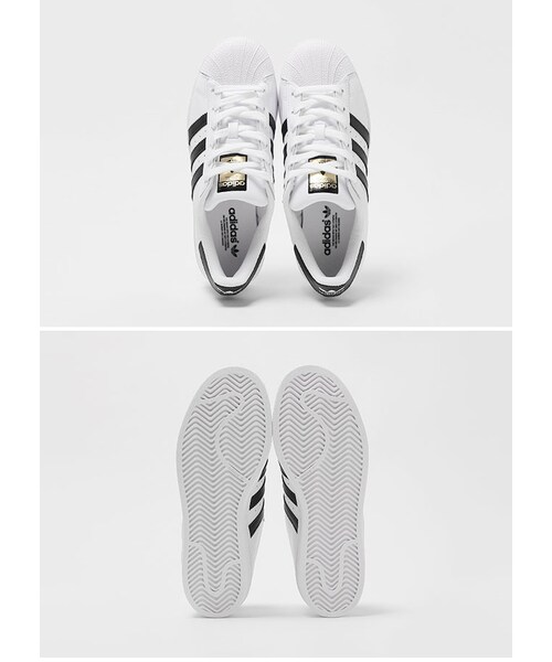 adidas（アディダス）の「MOERY/adidas アディダス スーパースター　レディース（スニーカー・レディース・22.5cm/23cm/23.5cm/24cm）」の4枚目の写真