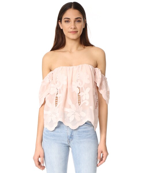 Lovers + Friends(ラヴァーズフレンズ)の「Lovers + Friends Lifes a Beach Top(トップス・レディース・Nude・XS/S/M/L)」の1枚目の写真