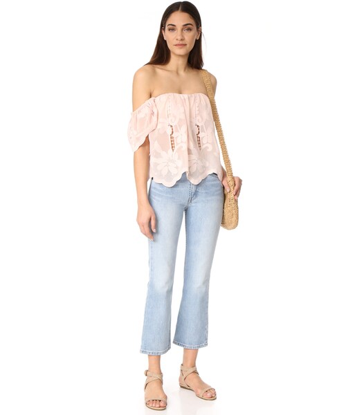 Lovers + Friends(ラヴァーズフレンズ)の「Lovers + Friends Lifes a Beach Top(トップス・レディース・Nude・XS/S/M/L)」の5枚目の写真