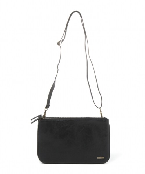 niko and...（ニコアンド）の「オリジナル 二口お財布ショルダー（バッグ・シルバー/ブラック/イエロー）」の2枚目の写真