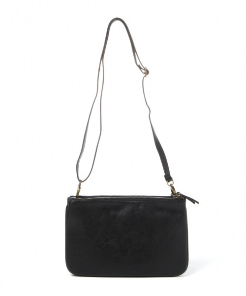 niko and...（ニコアンド）の「オリジナル 二口お財布ショルダー（バッグ・シルバー/ブラック/イエロー）」の6枚目の写真