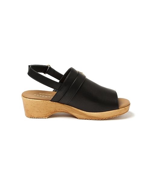 studio CLIP（スタディオクリップ）の「ストラップサボサンダル（シューズ・ブラック/アイボリー/ダークブラウン）」の10枚目の写真