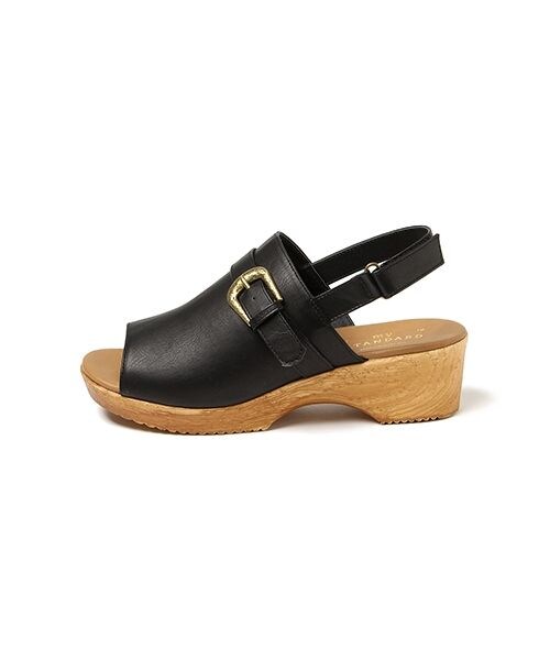 studio CLIP（スタディオクリップ）の「ストラップサボサンダル（シューズ・ブラック/アイボリー/ダークブラウン）」の9枚目の写真