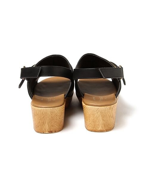 studio CLIP（スタディオクリップ）の「ストラップサボサンダル（シューズ・ブラック/アイボリー/ダークブラウン）」の8枚目の写真