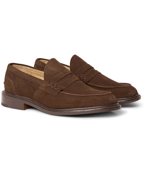Tricker's（トリッカーズ）の「Tricker's James Suede Penny Loafers