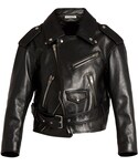 Balenciaga | BALENCIAGA Glace leather biker jacket(機車外套)
