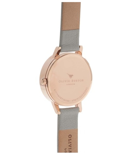 OLIVIA BURTON（オリビアバートン）の「Women's Olivia Burton Flower Show Leather Strap Watch, 30Mm（アナログ腕時計・レディース・Black・One Size）」の2枚目の写真
