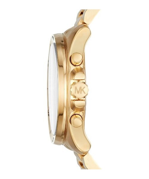 MICHAEL KORS（マイケルコース）の「Women's Michael Michael Kors 'Brecken' Chronograph Silicone Strap Watch, 44Mm（アナログ腕時計・レディース・Black・One Size）」の5枚目の写真