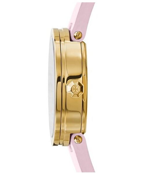 TORY BURCH（トリーバーチ）の「Women's Tory Burch 'Reva' Logo Dial Leather Strap Watch, 36Mm（アナログ腕時計・レディース・Black・One Size）」の5枚目の写真