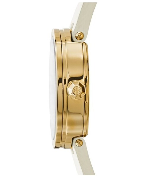 TORY BURCH（トリーバーチ）の「Women's Tory Burch 'Reva' Logo Dial Leather Strap Watch, 36Mm（アナログ腕時計・レディース・Black・One Size）」の2枚目の写真