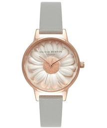 OLIVIA BURTON | Women's Olivia Burton Flower Show Leather Strap Watch, 30Mm(アナログ腕時計)