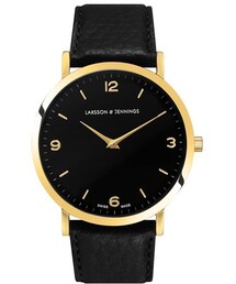 Larsson&Jennings | Larsson & Jennings Lugano Leather Strap Watch, 38Mm(アナログ腕時計)