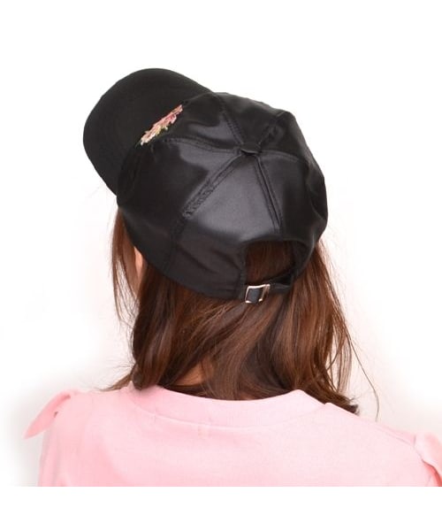 no brand（ノーブランド）の「百合の花刺繍サテンCAP（キャップ）」 - WEAR