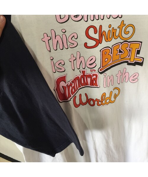キュウリガン（キュウリガン）の「【BIG】70s ポップデザイン ラグランTシャツ（Tシャツ/カットソー・メンズ・その他）」の5枚目の写真