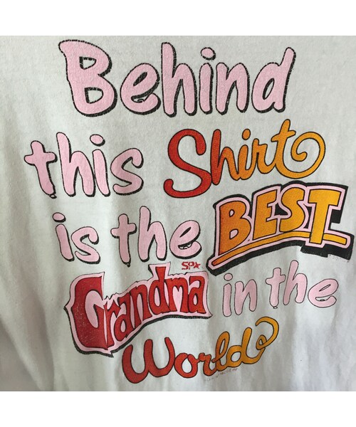 キュウリガン（キュウリガン）の「【BIG】70s ポップデザイン ラグランTシャツ（Tシャツ/カットソー・メンズ・その他）」の7枚目の写真