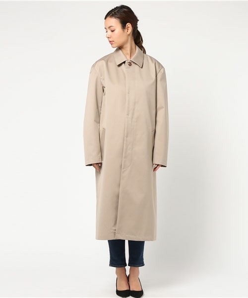 603(ロクマルサン)の「603 ステンカラーコート(ステンカラーコート・レディース・ベージュ・FREE)」の2枚目の写真
