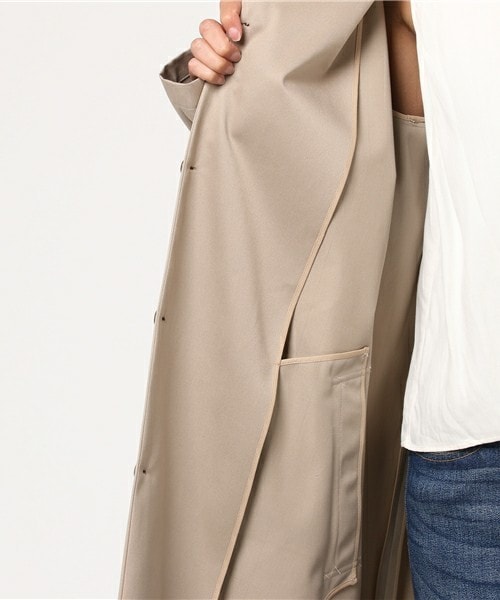 603(ロクマルサン)の「603 ステンカラーコート(ステンカラーコート・レディース・ベージュ・FREE)」の10枚目の写真