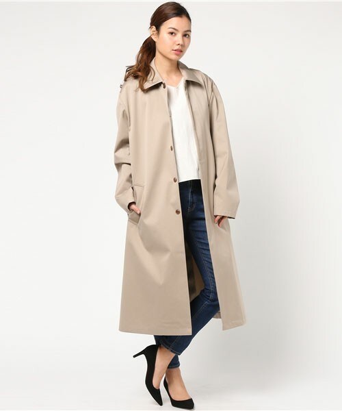 603(ロクマルサン)の「603 ステンカラーコート(ステンカラーコート・レディース・ベージュ・FREE)」の1枚目の写真