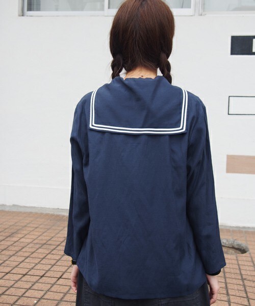 FRAPBOIS（フラボア）の「ポプリン（シャツ/ブラウス・レディース・グレー系その他/ネイビー/ピンク・1/2）」の11枚目の写真