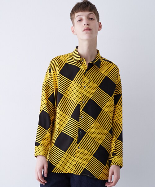 シャリーフ　シャツ　shareef BIAS CHECK L/S SHIRTS SHAREEF（シャリーフ）の「BIAS CHECK L/S SHIRTS（）」 - WEAR