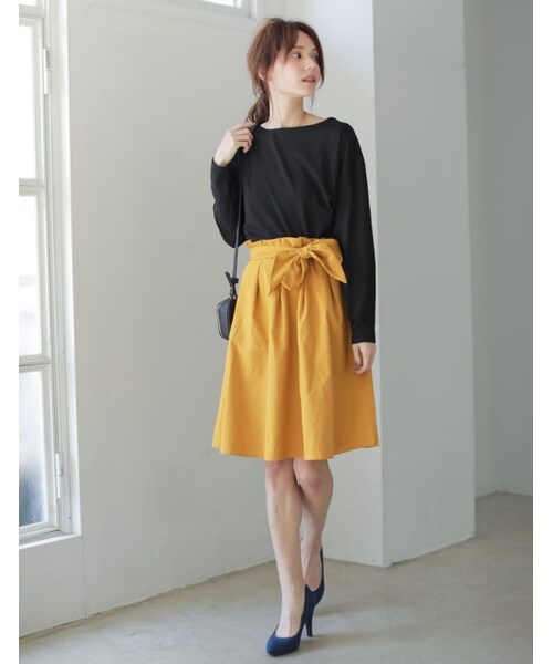 Re:EDIT（リエディ）の「【先行予約受注】[メール便送料無料]オーバーサイズベーシックカットソー[リエディオリジナル][2017春夏新作][2017SS展示会]（トップス・レディース・ブラック/ホワイト/サンドベージュ/ペールピンク/オリーブカーキ/ホワイト×ブラック/ブラック×ホワイト・M/L）」の3枚目の写真