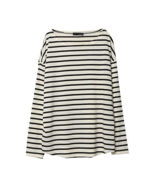 Re:EDIT（リエディ）の「【先行予約受注】[メール便送料無料]オーバーサイズベーシックカットソー[リエディオリジナル][2017春夏新作][2017SS展示会]（トップス・レディース・ブラック/ホワイト/サンドベージュ/ペールピンク/オリーブカーキ/ホワイト×ブラック/ブラック×ホワイト・M/L）」の18枚目の写真