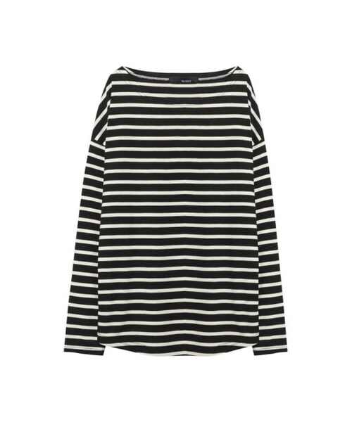 Re:EDIT（リエディ）の「【先行予約受注】[メール便送料無料]オーバーサイズベーシックカットソー[リエディオリジナル][2017春夏新作][2017SS展示会]（トップス・レディース・ブラック/ホワイト/サンドベージュ/ペールピンク/オリーブカーキ/ホワイト×ブラック/ブラック×ホワイト・M/L）」の19枚目の写真