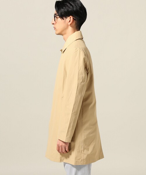 ステンカラーコート　エディフィス　ベージュ EDIFICE（エディフィス）の「KOMATSU STRETCH ステンカラーコート