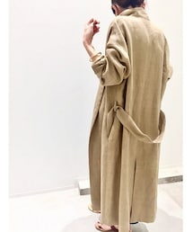 L'Appartement/アパルトモン★Lisiere N/C Coat L'Appartement(アパルトモン)の「Lisiere Linen Robe Coat