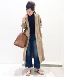L'Appartement（アパルトモン）の「Lisiere Linen Robe Coat