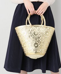 Spick & Span | 別注カットワークレザーバスケット(バッグ)