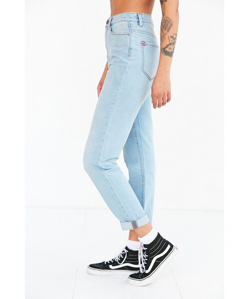 BDG（ビーディージー）の「BDG Mom Jean - Spruce（デニムパンツ・レディース・Blue・24/25/26/27/28/29/30/31/32）」の7枚目の写真