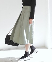 DHOLIC | ウエストタイミモレフレアスカート(スカート)