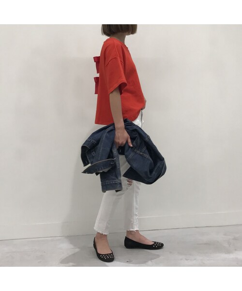copine（コピン）の「★再入荷★大人可愛いバッグリボンTシャツ・スウェット(3color)【クリックポスト送料無料】（Tシャツ/カットソー・レディース・その他）」の5枚目の写真