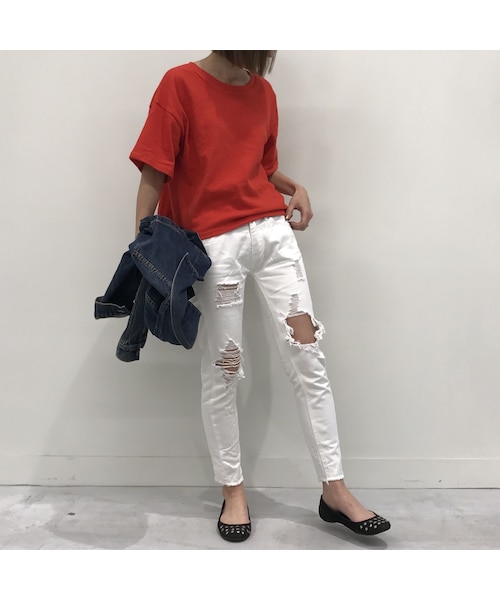 copine（コピン）の「★再入荷★大人可愛いバッグリボンTシャツ・スウェット(3color)【クリックポスト送料無料】（Tシャツ/カットソー・レディース・その他）」の4枚目の写真