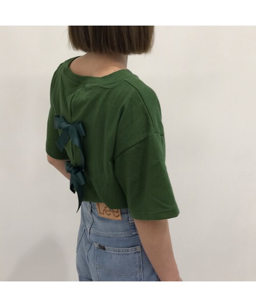 copine（コピン）の「★再入荷★大人可愛いバッグリボンTシャツ・スウェット(3color)【クリックポスト送料無料】（Tシャツ/カットソー・レディース・その他）」の6枚目の写真