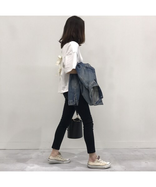 copine（コピン）の「★再入荷★大人可愛いバッグリボンTシャツ・スウェット(3color)【クリックポスト送料無料】（Tシャツ/カットソー・レディース・その他）」の10枚目の写真