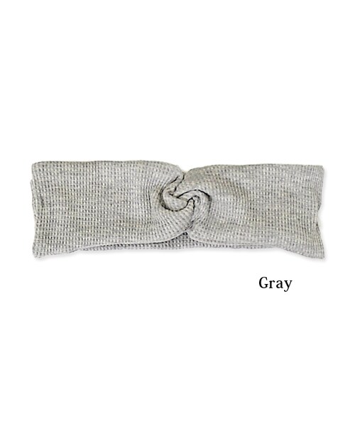 flower（フラワー）の「thermal hairband～サーマルヘアバンド（ヘアバンド・レディース・beige/gray/black・FREE）」の3枚目の写真
