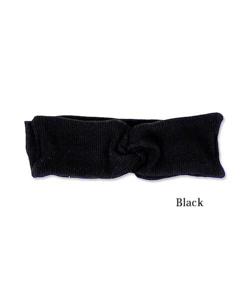 flower（フラワー）の「thermal hairband～サーマルヘアバンド（ヘアバンド・レディース・beige/gray/black・FREE）」の2枚目の写真